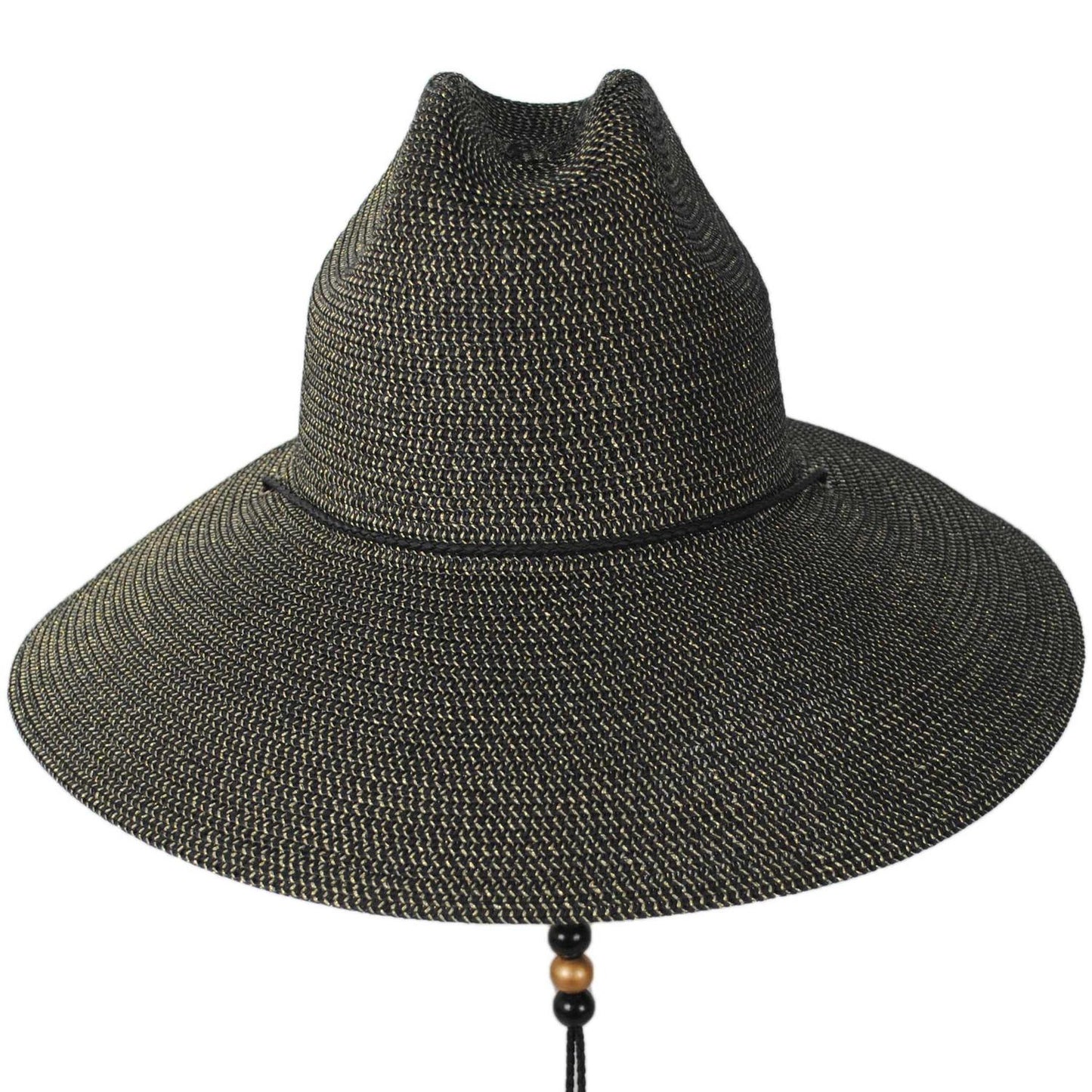 San Diego Hat Company | Honey Toyo Straw Lifeguard Hat | 103583 | lead | BLACK/GOLD