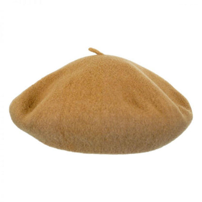 Kangol | Anglobasque Wool Beret | 150900 | lead | CAMEL