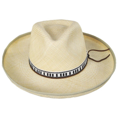 Bigalli | Huck Panama Straw Fedora Hat | 129236 | front | NATURAL
