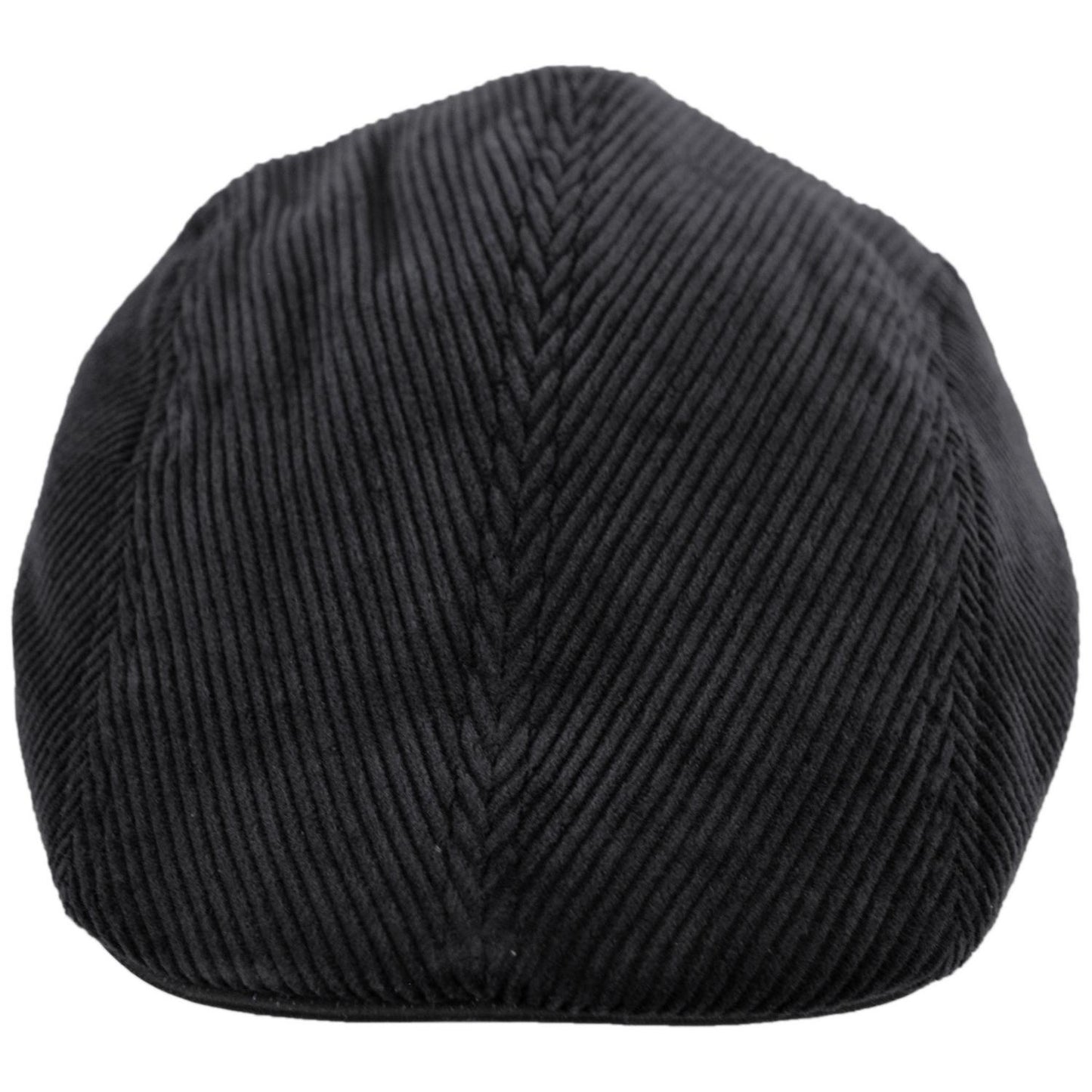 Dorfman Pacific | Philip Corduroy Ivy Cap | 160162 | front | BLACK