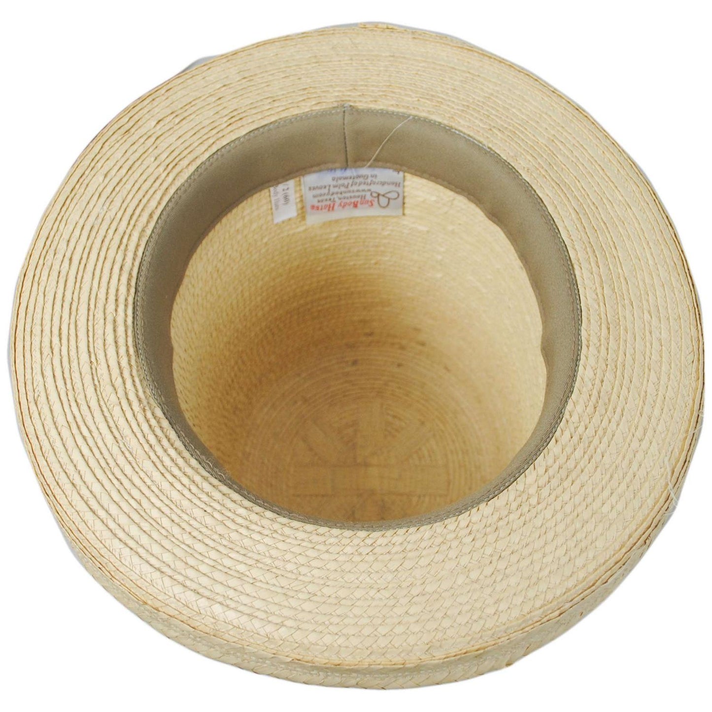 SunBody Hats | Guatemalan Palm Leaf Straw Top Hat | 128211 | under | NATURAL
