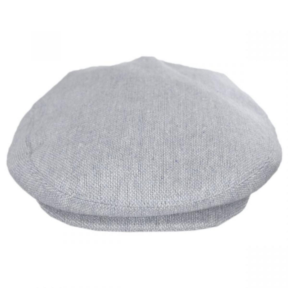Jaxon Hats | Cabrillo Tweed Wool Blend Ivy Cap | 167568 | front | GREY