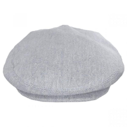 Jaxon Hats | Cabrillo Tweed Wool Blend Ivy Cap | 167568 | front | GREY