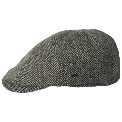 Bailey 1922 | Arley Wool Blend Herringbone 8 Panel Cap - Kelp | 167216FW24 | profile | KELP
