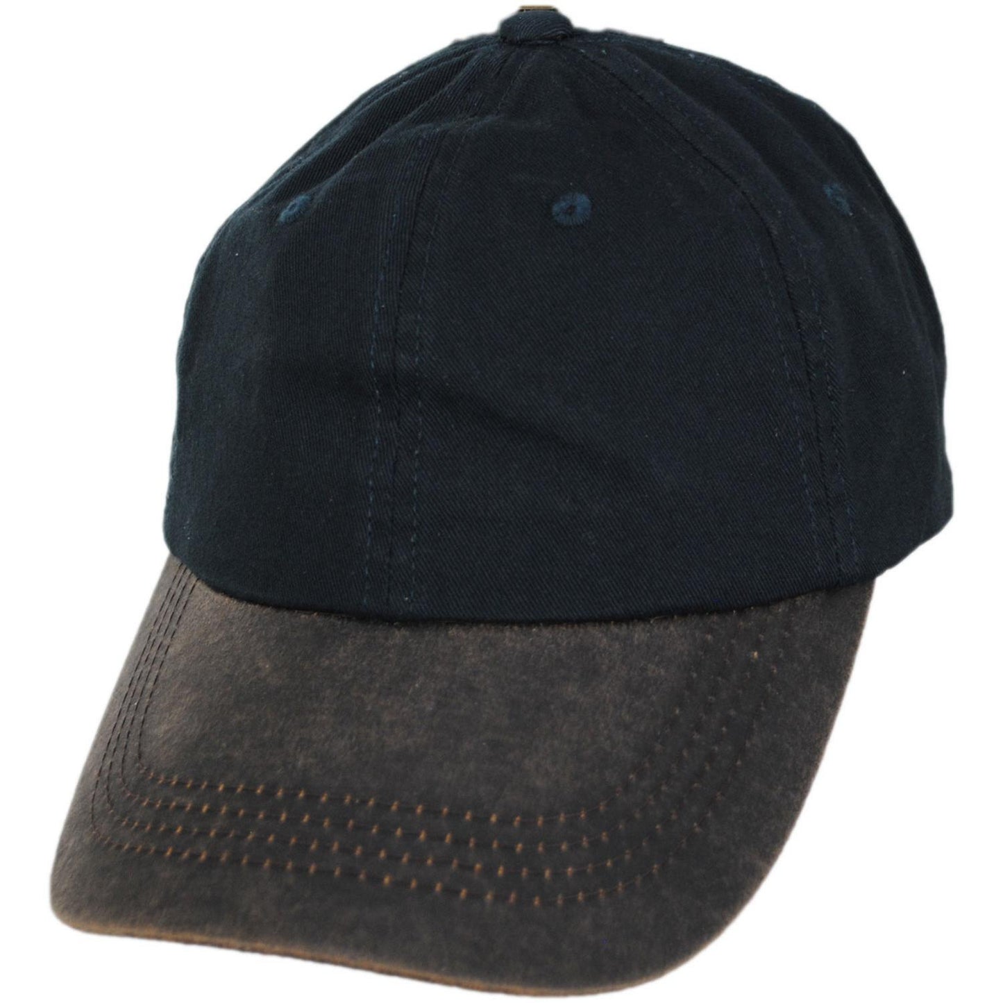 Dorfman Pacific | Weathered Cotton Bill Baseball Cap | 200191 | lead | NAVY