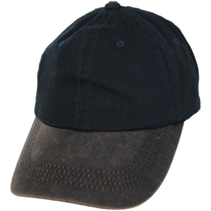 Dorfman Pacific | Weathered Cotton Bill Baseball Cap | 200191 | lead | NAVY