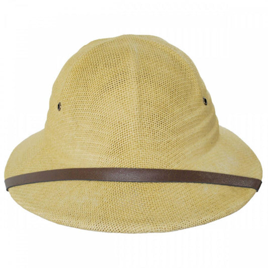 Village Hat Shop | Toyo Straw Pith Helmet | 128800 | front | TAN