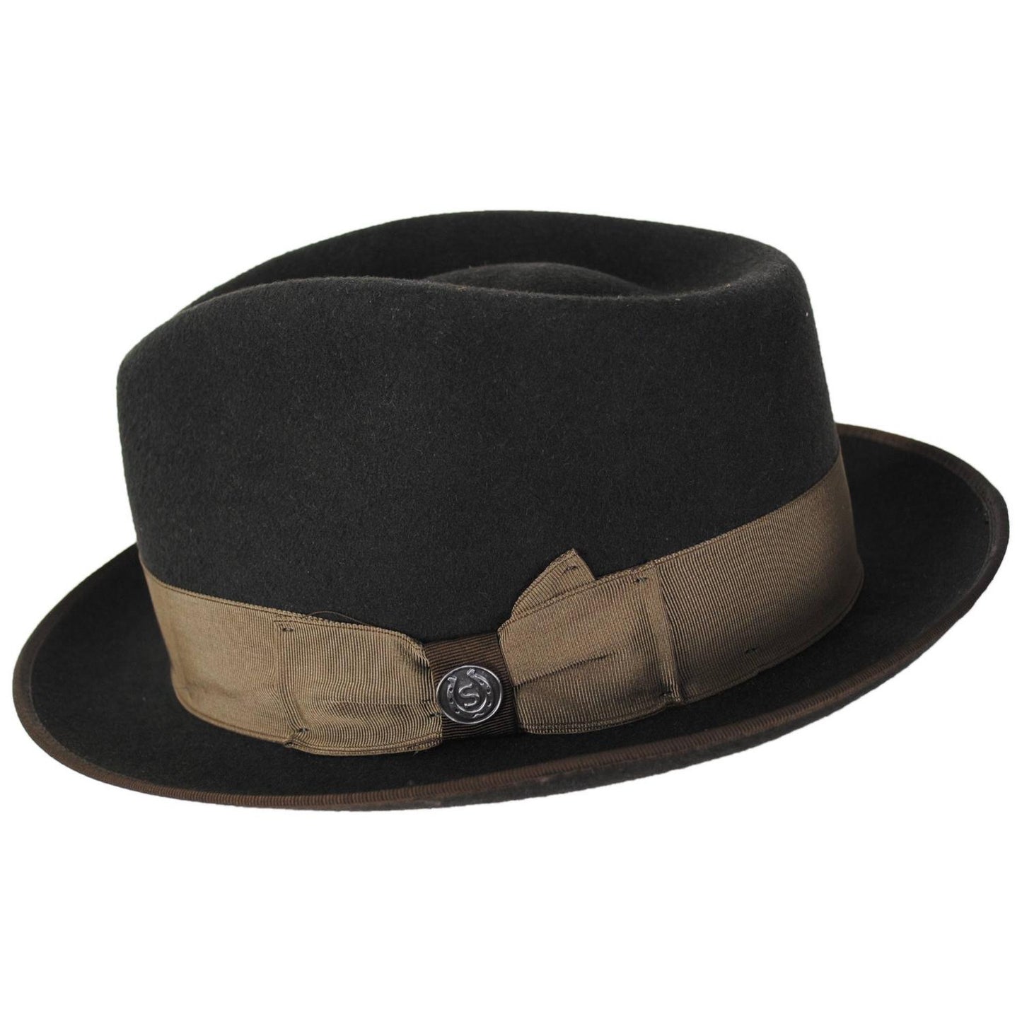 Stetson | Hashtag Wool Felt Fedora Hat | 130771 | profile | SAGE