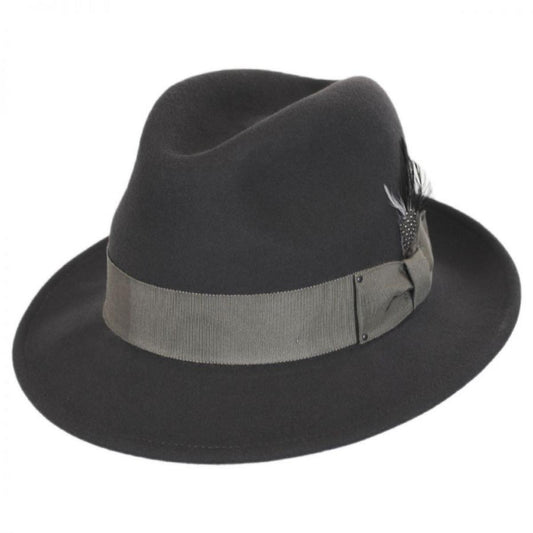 Bailey 1922 | Blixen Wool LiteFelt Fedora Hat - Basalt | 130033FW23 | lead | BASALT