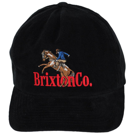 BRIXTON HATS | Inwood MP Snapback Baseball Cap | 201856 | front | BLACK