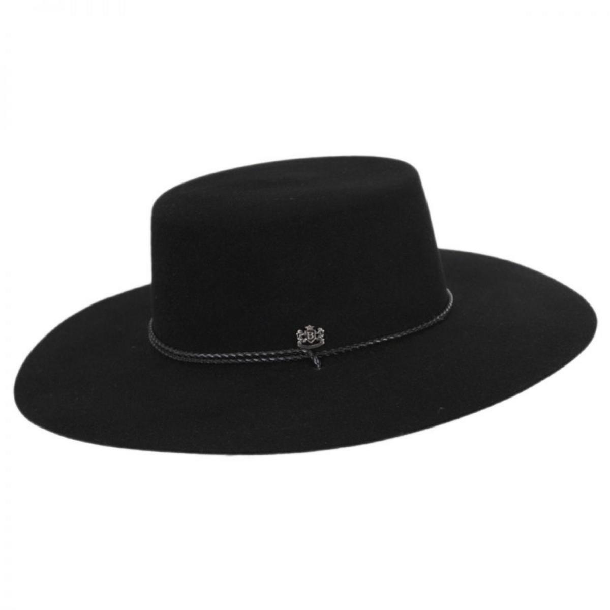 Biltmore | Toledo Wool Felt Bolero Hat | 130249 | profile | BLACK