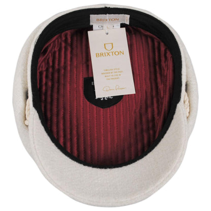 BRIXTON HATS | Boucle Knit Fiddler Cap | 181350 | under | OFF WHITE