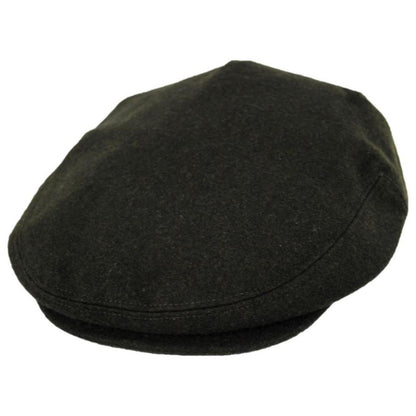 Jaxon Hats | Harlem Wool Blend Ivy Cap | 167733 | lead | OLIVE GREEN