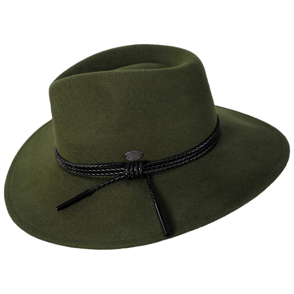 Bailey 1922 | Piston Wool Felt Aussie Hat | 130349 | profile | OLIVE