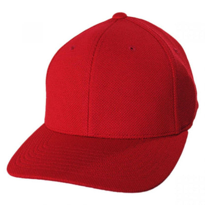 Flexfit | Cool and Dry Pique Mesh Flexfit Fitted Baseball Cap | 221514 | lead | RED