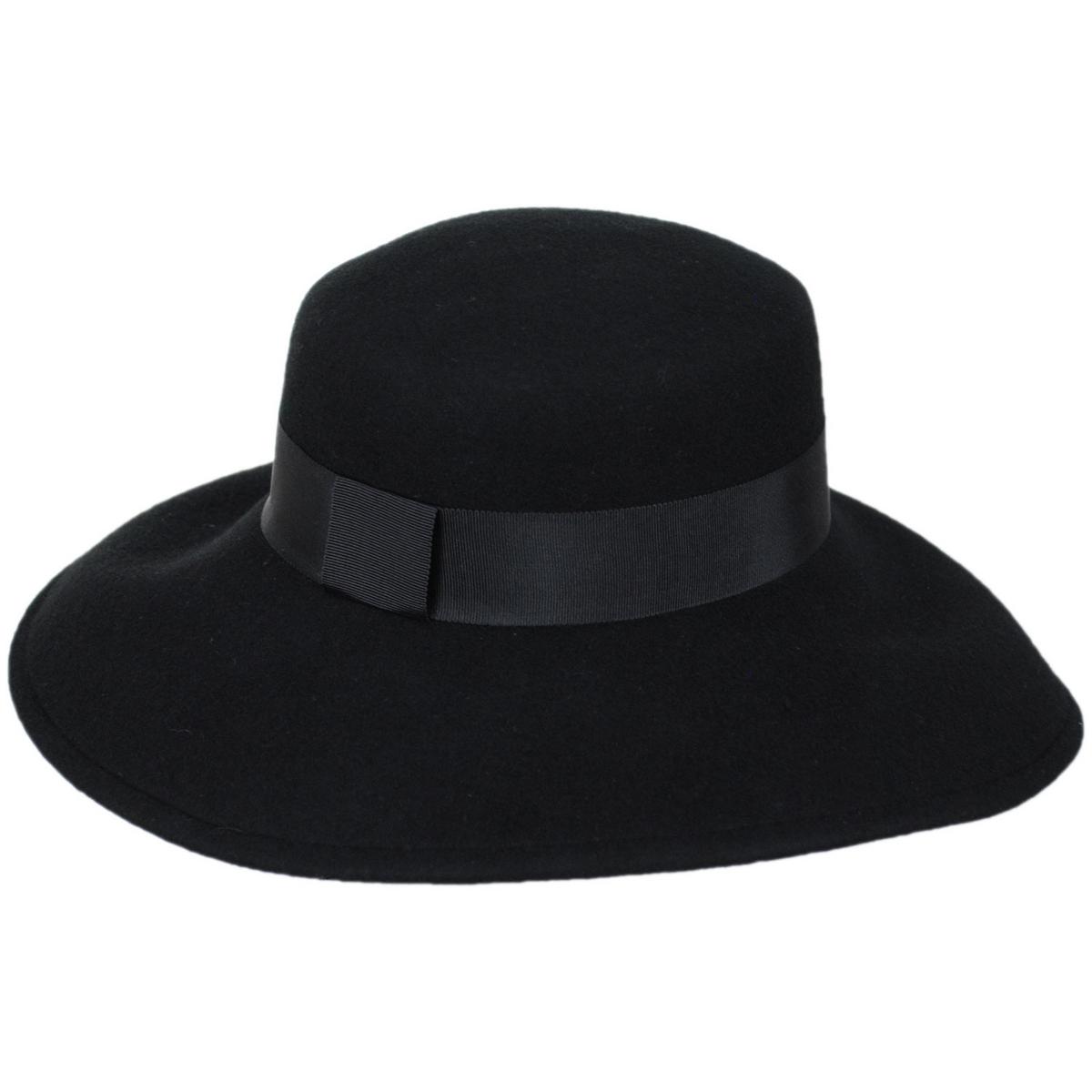 Kathy Jeanne | Lumiere Wool Felt Lampshade Hat - Made to Order | 124721 | profile | BLACK