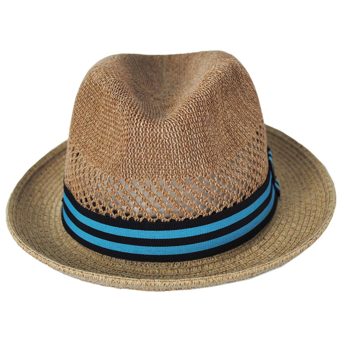 Bailey 1922 | Berle Toyo Straw Blend Fedora Hat | 127856 | front | NATURAL