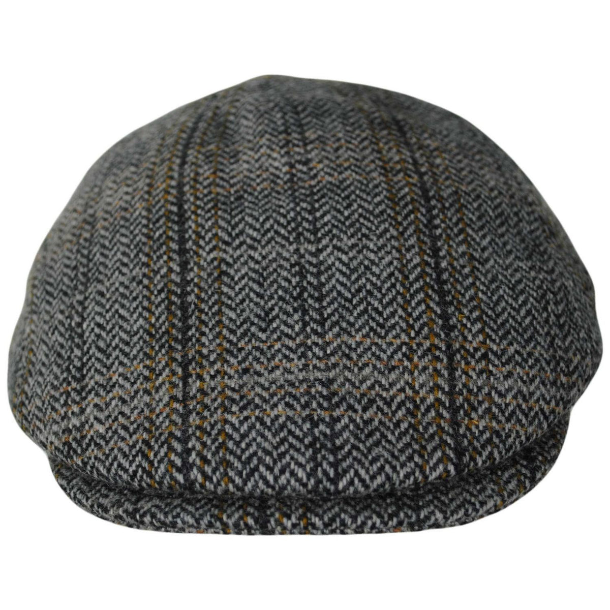 Bailey 1922 | Tulio Italian Wool Flat Cap | 167243 | front | BLACK