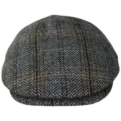 Bailey 1922 | Tulio Italian Wool Flat Cap | 167243 | front | BLACK