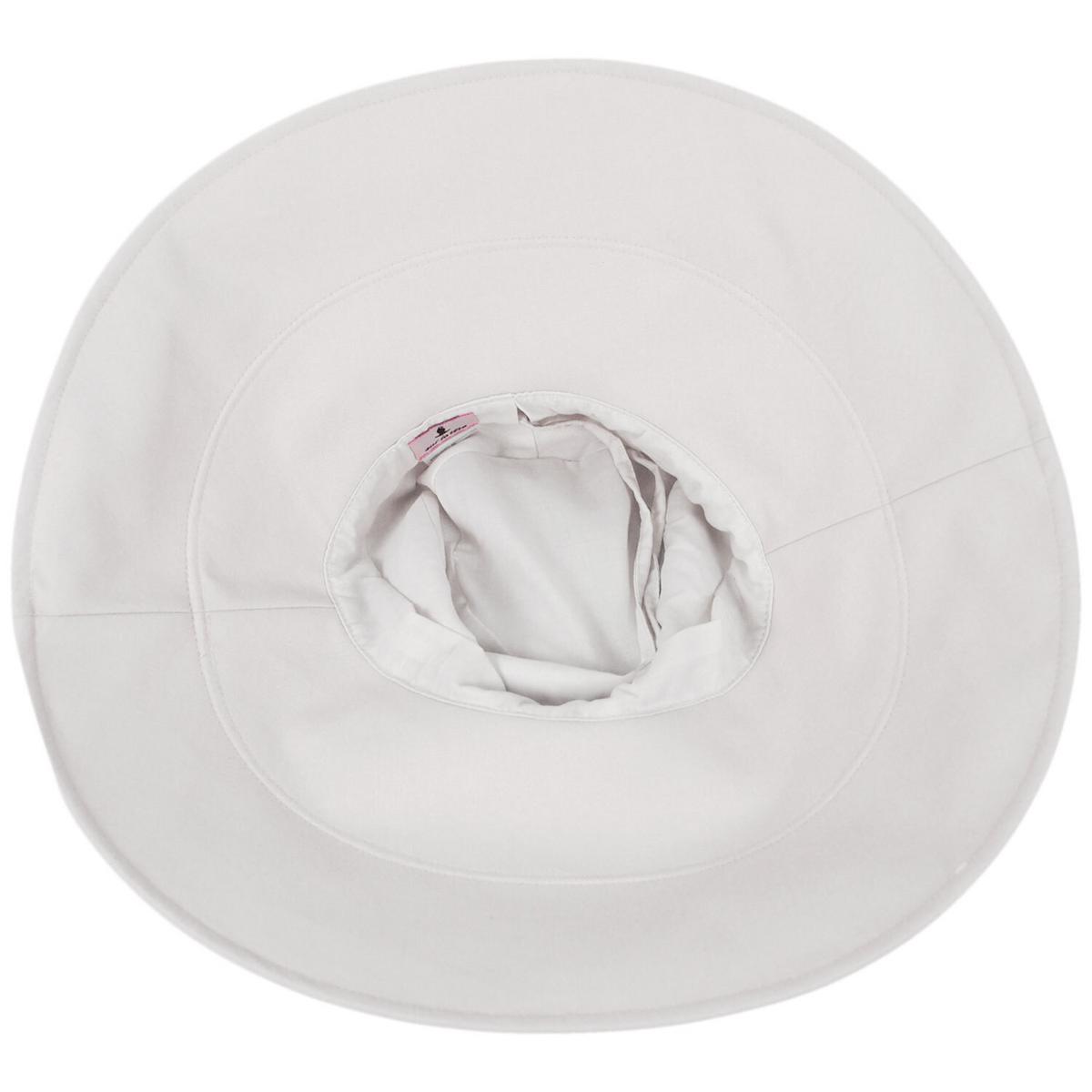 sur la tete | Monaco Linen Sun Hat | 109404 | under | WHITE