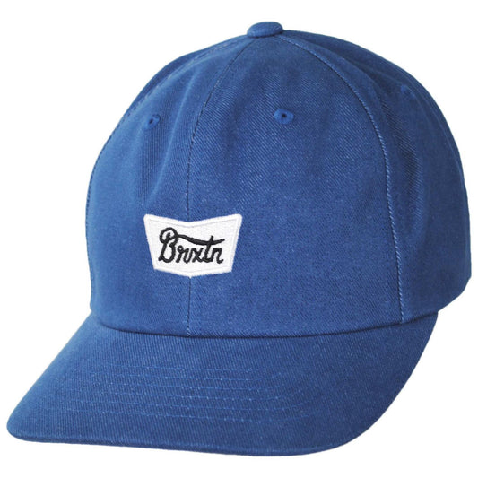 BRIXTON HATS | Stith Cotton MP Snapback Baseball Cap | 201893 | lead | LIGHT STONE WASH DENIM