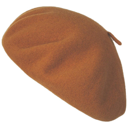 Kangol | Anglobasque Wool Beret | 150900 | lead | RUSTIC CARAMEL