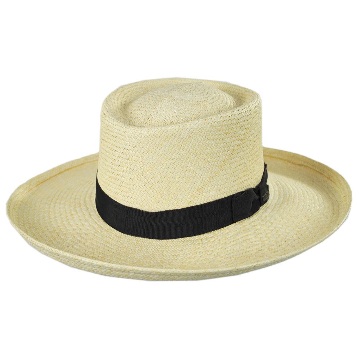 Scala | Panama Straw Gambler Hat | 126152 | lead | NATURAL