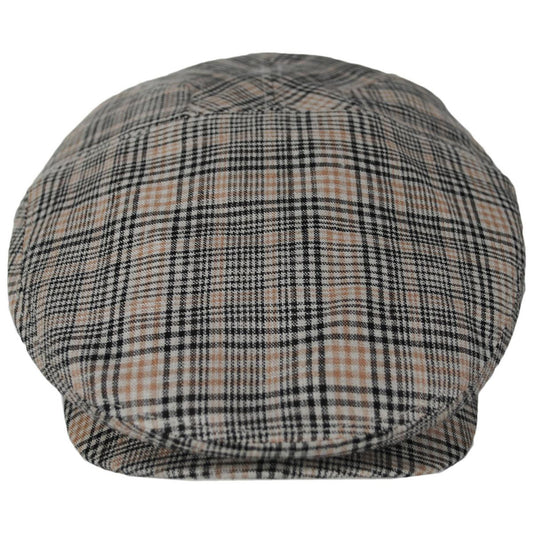 Bailey 1922 | Duch Linen Plaid 5 Panel Ivy Cap | 167222 | front | GRIT PLAID