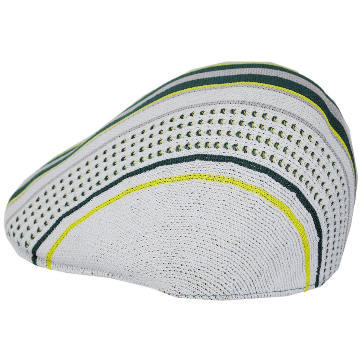 Kangol | Clubhouse Stripe 507 Ivy Cap | 161030 | profile | WHITE/MASTERS GREEN