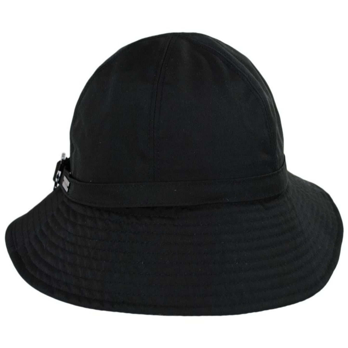 Betmar | Frederique Cloche Rain Hat | 106032 | front | BLACK