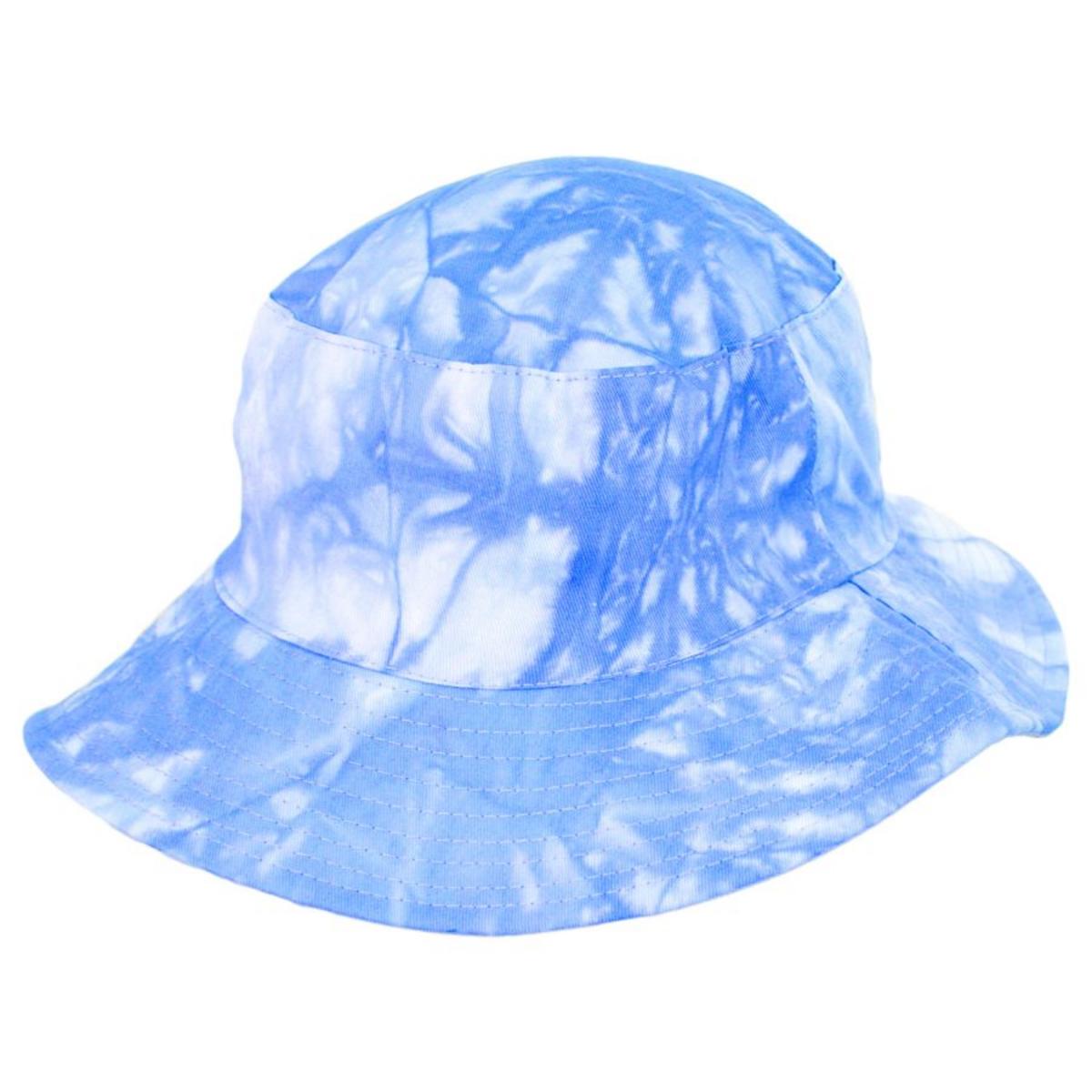 Karen Keith | Tie Dye Cotton Reversible Bucket Hat | 401403 | lead | LIGHT BLUE