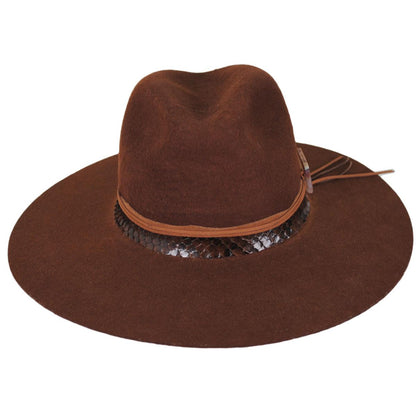 Stetson | Sedona Wool Felt Fedora Hat | 130737 | front | COGNAC