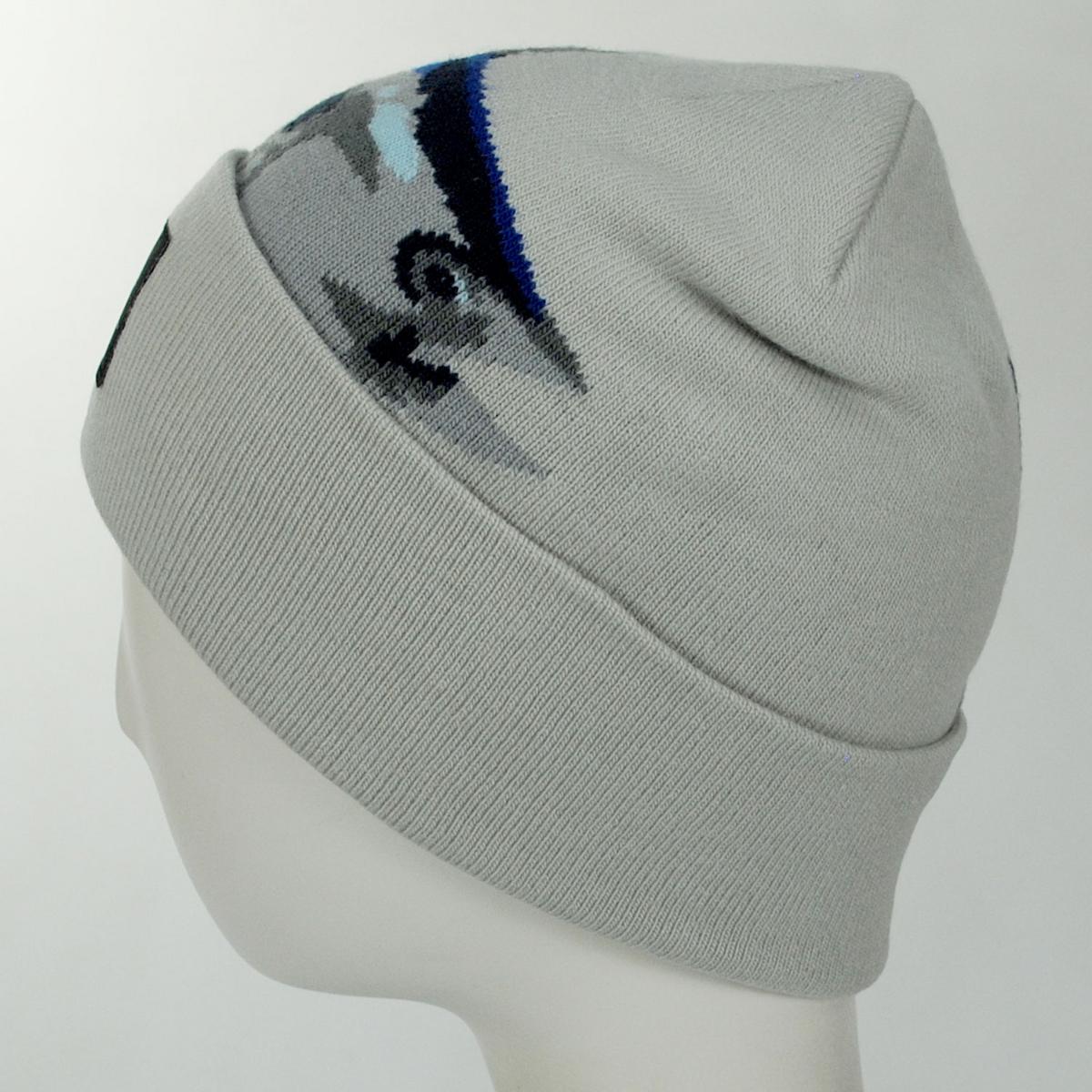 Columbia Sportswear | PFG Fall River Acrylic Knit Beanie Hat | 500747 | profile | COOL GREY