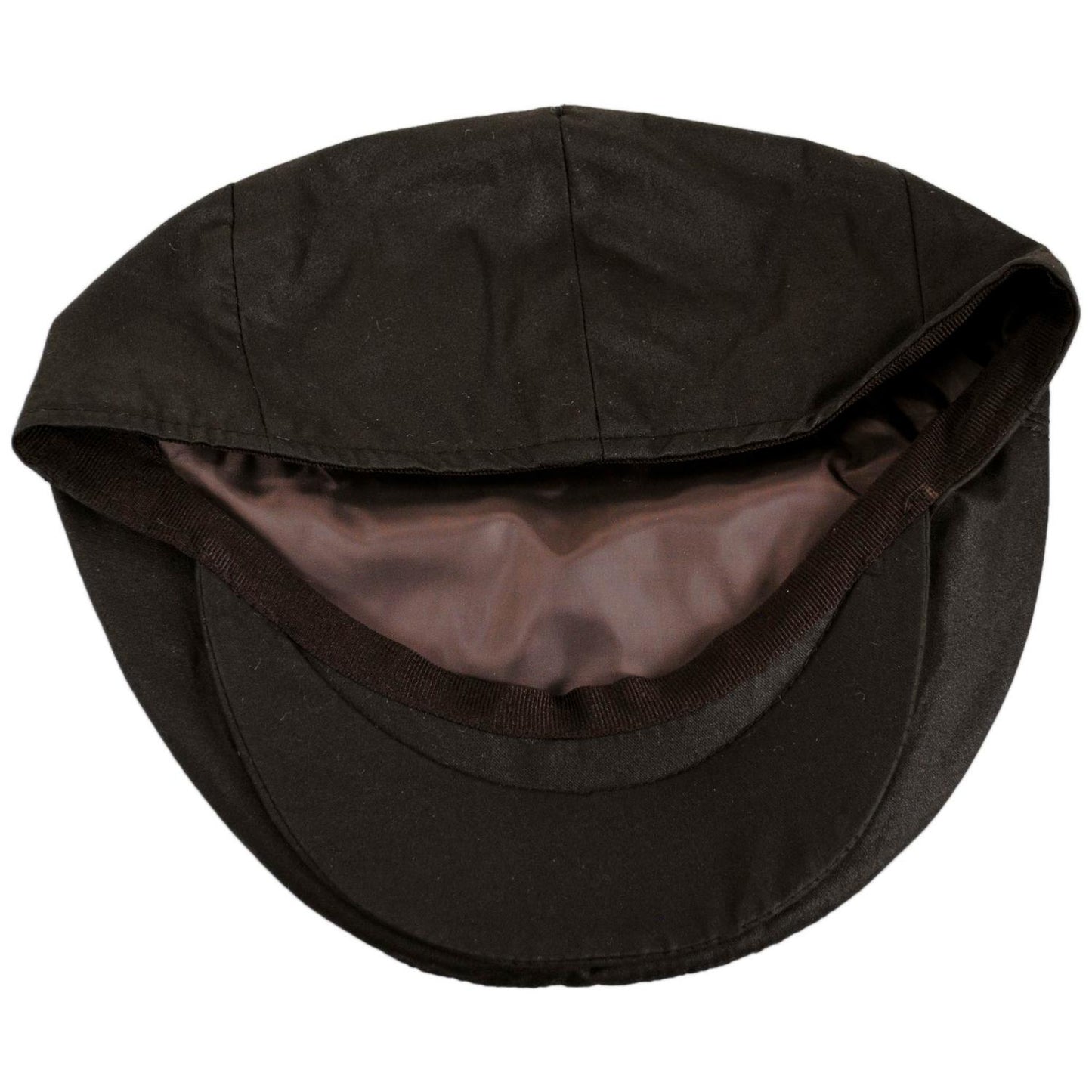Jaxon Hats | Waxed Cotton Ivy Cap | 167742 | under | BROWN
