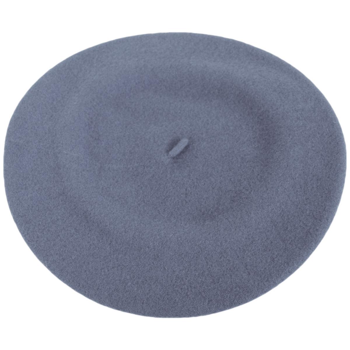Parkhurst | Classic Wool Beret | 151124 | top | NICKEL GREY