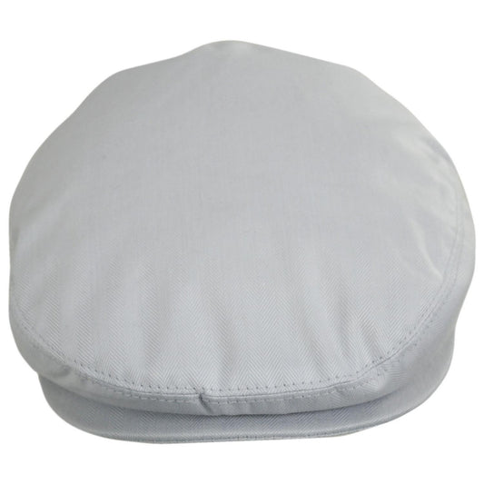 Baskerville Hat Company | Llanddew Cotton Herringbone Ivy Cap | 167680 | front | TAUPE