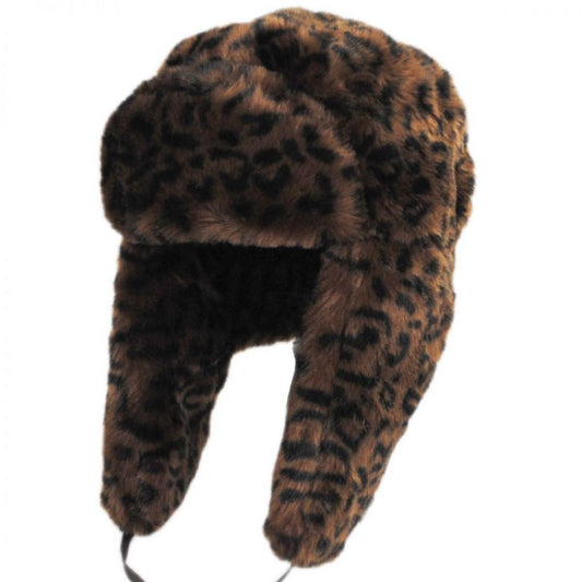 Kangol | Leopard Trapper Hat | 106817 | lead | LEOPARD