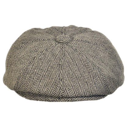 Wholesale Herringbone Wool Blend Newsboy Cap B2B Pre-Pack