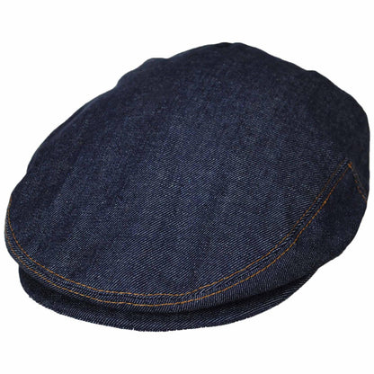 Jaxon Hats | Denim Cotton Ivy Cap | 167702 | lead | DENIM BLUE