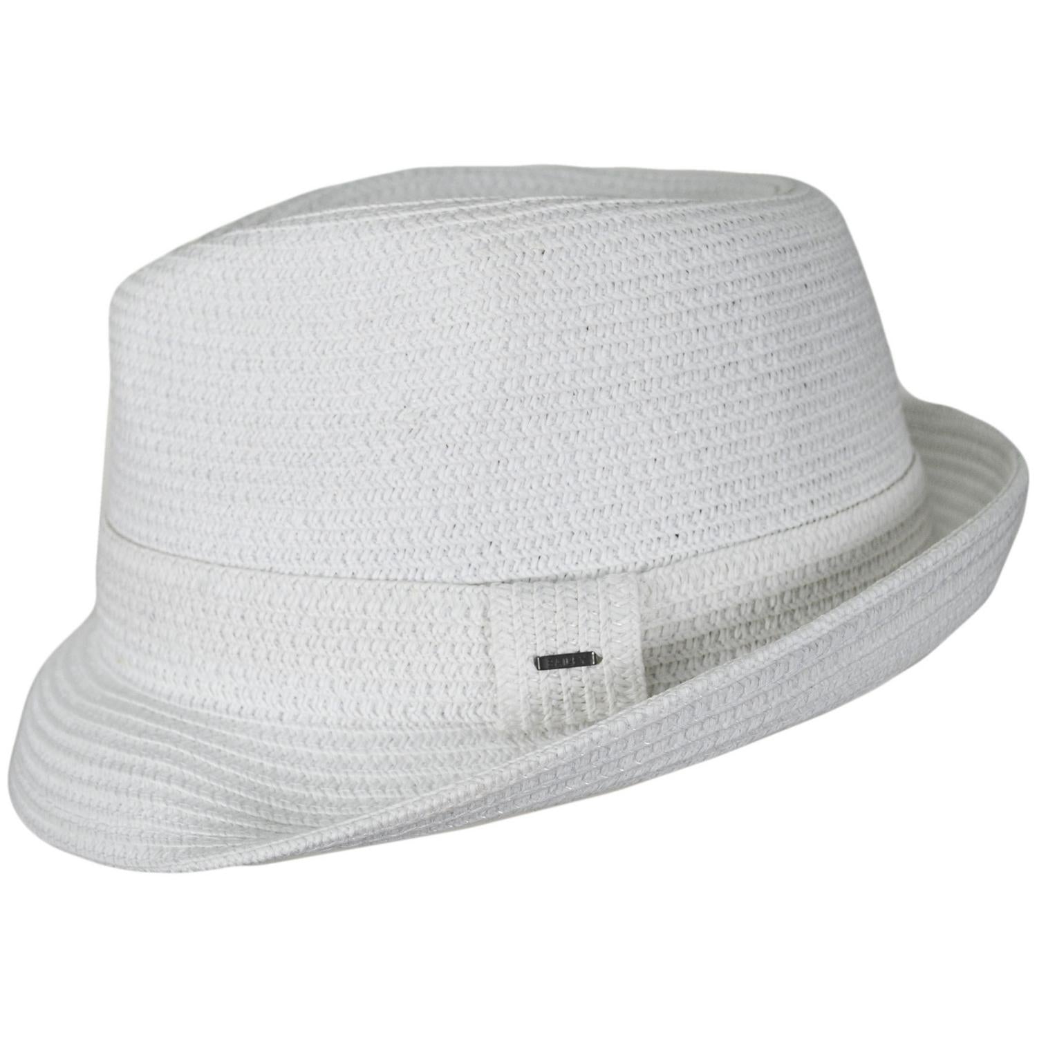 Bailey 1922 | Billy Braided Toyo Straw Fedora Hat - Classic Colors | 127843 | profile | WHITE