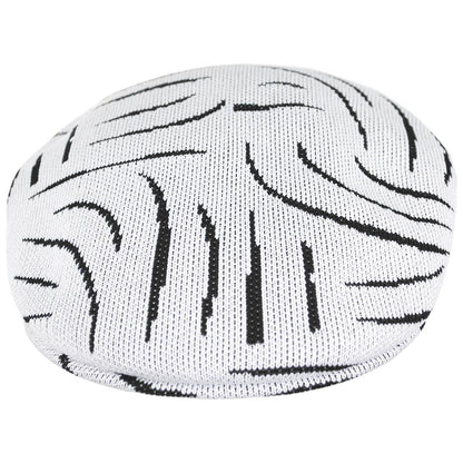 Kangol | Swerve Tropic 504 Ivy Cap | 161031 | front | WHITE/BLACK