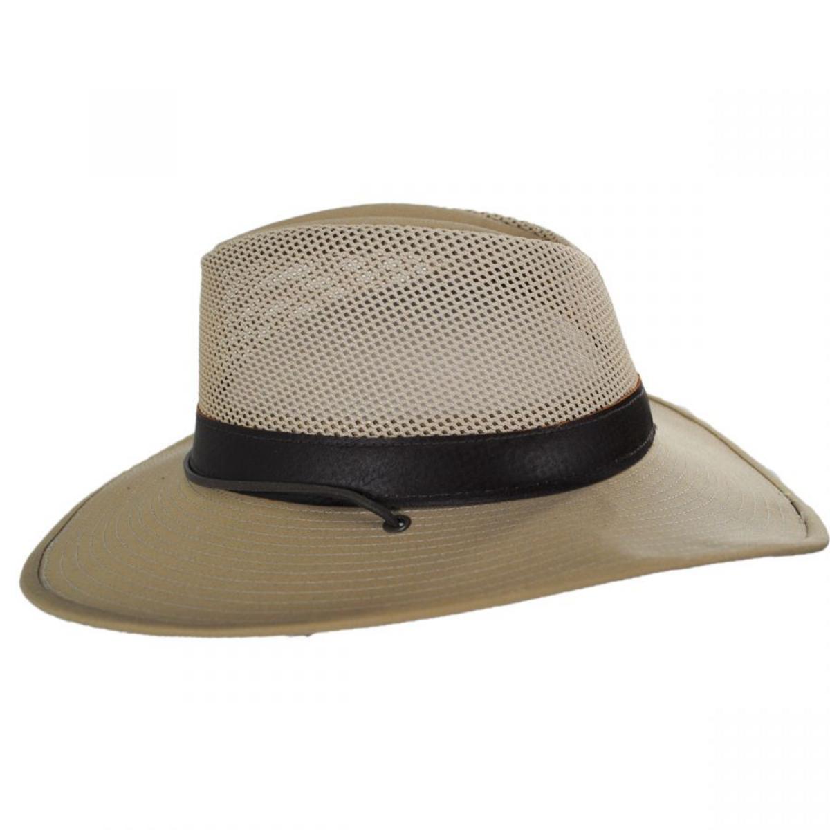 Henschel | Trailblazer Mesh Hiker Outback Hat | 140382 | profile | KHAKI