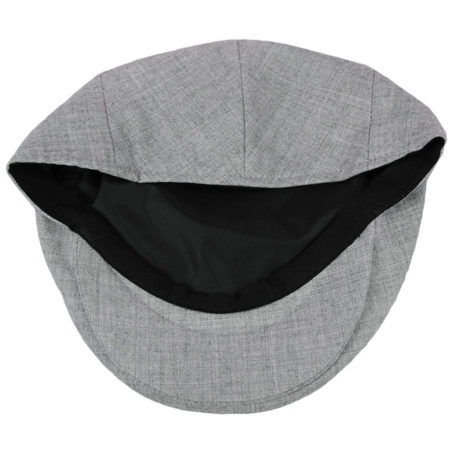 Baskerville Hat Company | Kensington Wool Twill Ivy Cap | 167666 | under | HEATHER GREY