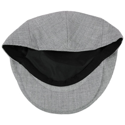 Baskerville Hat Company | Kensington Wool Twill Ivy Cap | 167666 | under | HEATHER GREY