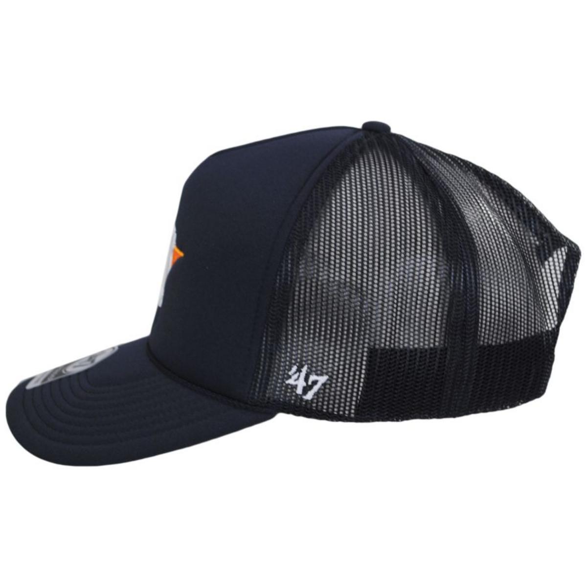 47 Brand | Houston Astros MLB Foam Mesh Trucker Snapback Baseball Cap | 203418 | profile | NAVY