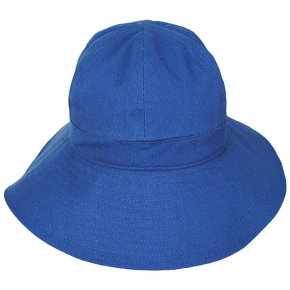 Scala | Elda Cotton Facesaver Cap | 106416 | front | ATLANTIC BLUE