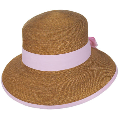 Peter Beaton | Prescott Milan Straw Lampshade Sun Hat | 102233 | lead | PINK