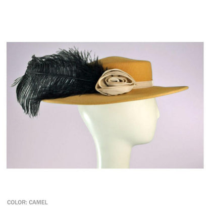 Heritage Collection 1890s Wool Felt Boater Hat