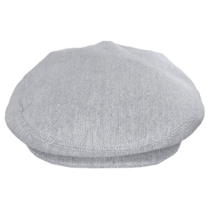 Jaxon Hats | Wholesale Cabrillo Tweed Wool Blend Ivy Cap B2B Pre-Pack | B2B167568 | front | GREY