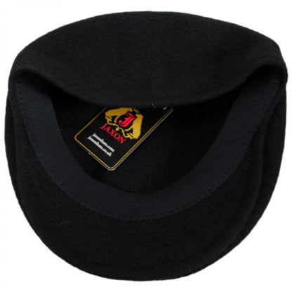 Jaxon Hats | Genuine Wool Ivy Cap | 168201 | under | BLACK